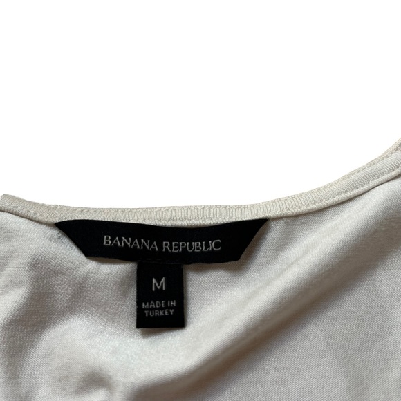 Banana Republic Long Sleeve V neck Top Size Medium - Picture 2 of 7